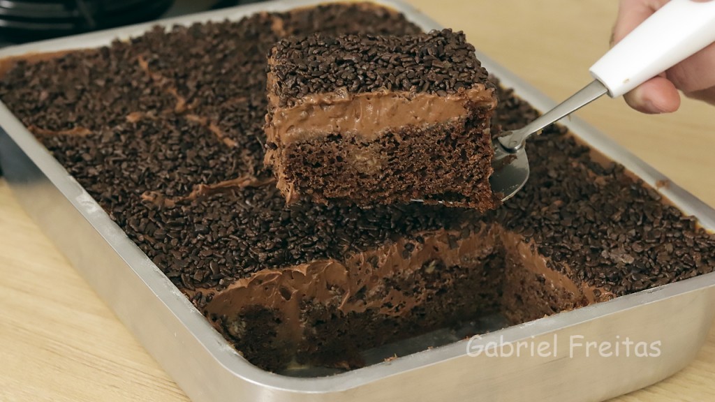 bolo de chocolate de liquidificador 