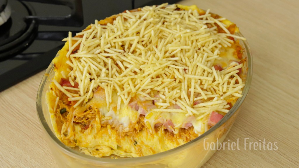 torta de frango cremosa